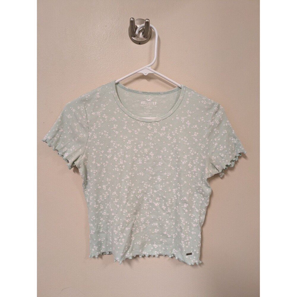 Hollister Baby Tee Size Small Must Have Collection Seafoam Green